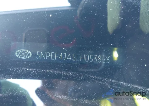 2020 Hyundai Sonata Sel z USA, uszkodzony, nr VIN 5NPEF4JA5LH053853